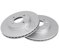 2x A.B.S. 17724 Coated Disco freno Anteriore per HYUNDAI i20 (PB, PBT) 256mm