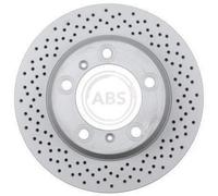 2x A.B.S. 17877 Coated Disco freno Posteriore per PORSCHE CAYMAN (987) 299mm