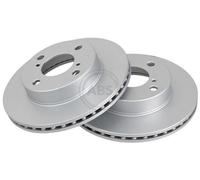 2x A.B.S. 18021 Coated Disco freno Anteriore per NISSAN PIXO (UA0) 231mm