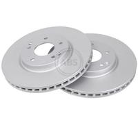 2x A.B.S. 18219 Disco freno Anteriore per SSANGYONG Korando SUV (CK) 298mm