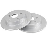 2x A.B.S. 18287 Coated Disco freno Posteriore per SUZUKI KIZASHI (FR) 278mm
