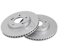 2x A.B.S. 18302 Coated Disco freno Anteriore per HYUNDAI i30 (GD) 280mm
