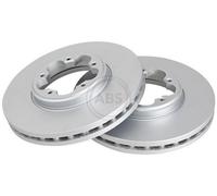 2x A.B.S. 18381 Coated Disco freno Anteriore 288mm