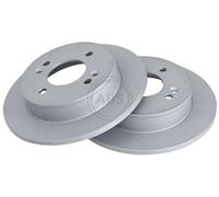 2x A.B.S. 18398 Coated Disco freno Posteriore per HYUNDAI i10 (IA) 234mm