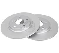 2x A.B.S. 18419 Coated Disco freno Posteriore per VW Routan Kastenwagen 328mm