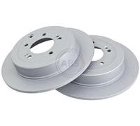2x A.B.S. 18570 Coated Disco freno Posteriore per HYUNDAI Tucson (TL, TLE) 302mm