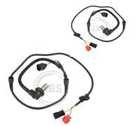 2x A.B.S.Sensore Velocità Della Ruota Anteriore SX Dx Adatto A per Audi A6 4B