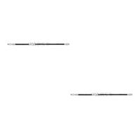 2x A. B. S. Tubo Freno Anteriore Sinistra Destra per Toyota Corolla _E9_