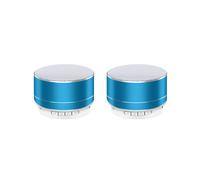 2X A10 Altoparlante Portatile da Esterno Cannon Subwoofer Sound Box Supporto Scheda TF Blu