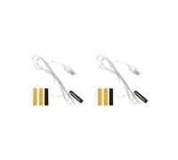 2X AAA Virtual Eliminators Eliminatori di Batterie Alimentati Tramite USB per Luci 'Albero di Natale Luci LED Decorazione Sostituzione 1-1