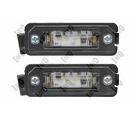 2x ABAKUS 053-10-900LED Luce targa per VW Polo Hatchback (6R1, 6C1) LED