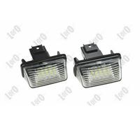 2x ABAKUS L38-210-0001LED Luce targa Cofano/Sponda Posteriore veicolo