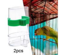 2x Abbeveratoio Automatico Per Uccelli, Per Parrocchetti, Parrocchetti Canarini