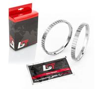 2X ABS RING SENSOR RING ANTERIORE DOPPIA FACCIA 48 DENTI PER VOLVO C30 NUOVO