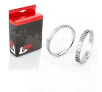 2X ABS RING SENSOR RING ASSE POSTERIORE DOPPIO 42 DENTI PER SMART CABRIO NUOVO