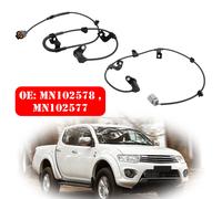 2X ABS Wheel Speed Sensor Rear Left & Right per Mitsubishi L200 2.5DID B40 Y1 Y0