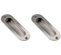 2x Accesso Alla Shell Ottone Antico Maniglia Porta Scorrevole Maniglia 125x40 MM