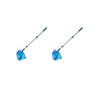 2X Accessori per Piscina Rete per Skimmer con Asta Telescopica Regolabile Rete per Sacchi Profondi Rete per La Pulizia Dei Detriti Della Superficie