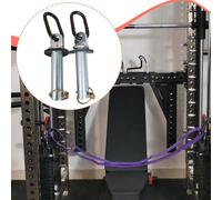 2x Accessori per Power Squat Rack, accessorio fitness per allenamento di