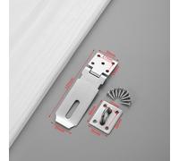 2x Acciaio Inox Chiavistello Cancello Sicurezza Porta Hasp Blocco Granaio Device