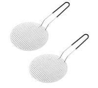 2x Acciaio Inox Frittier-Einsatz Padella Ø 24 CM Frittiersieb Inserto Filtro