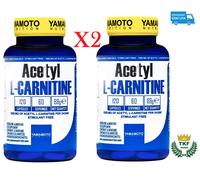 2X Acetyl L-CARNITINE di YAMAMOTO NUTRITION - 1000mg - 240 caps Acetil Carnitina