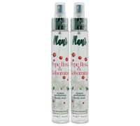 2x Acqua Profumata Con Aloe Vera Gel Bio. Disponibile In Diverse Fragranze Leggere, Intense, Intramontabili, Classiche Ed Eleganti, Da Indossare Tutti i Giorni 75ml (PEPE ROSA & GELSOMINO)