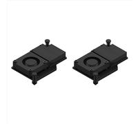 2X Active Cooler per 5 THRML Ventola PWM di raffreddamento attivo Radiatore con alette in alluminio di raffreddamento passivo - Nero
