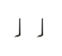 2X Adattatore 5.4 USB 150M Wireless Dongle per PC Mouse Tastiera Musica Audio Ricevitore Trasmettitore