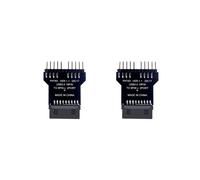 2X Adattatore Convertitore da Scheda Madre USB3.0 19PIN A 2 Porte USB2.0 9PIN per La Misurazione Della Velocità Della Ventola di Raffreddamento Ad