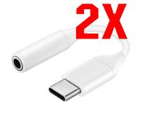 2X ADATTATORE CUFFIA AURICOLARI ORIGINALE SAMSUNG S20 FE G780 G781 5G USB C/JACK