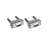 2X Adattatore da DB9 A Morsettiera DB9F-TB per MOXA per Automazione Industriale e Comunicazione Seriale