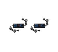 2X Adattatore di Alimentazione A Tensione Regolabile da AC100-240V A DV3V-24V 5A Alimentatore Dimmerabile per Display Digitale Spina UE