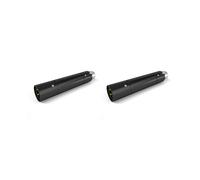 2X Adattatore di Alimentazione Phantom Professionale XLR 3Pin 48V per Microfono Dinamico Adattatore Preamplificatore con Guadagno 28Db