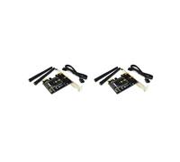 2X Adattatore M.2 Wifi M2 Chiave Ngff A-e un Pci Express Wifi Raiser PCI-e 1X NGFF Supporto Wireless Pcie Scheda di Rete A