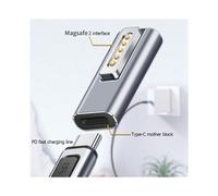2X Adattatore Magnetico USB C Tipo C/DC5521 A Connettore 2 Adattatore di Ricarica Rapida PD per Air/Pro