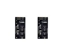 2X Adattatore NGFF M.2 M2 SATA3 Raiser Adattatore da M.2 un SSD M2 un Scheda di Espansione B Supporto Chiave 30/42/60 / 80Mm