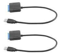 2X Adattatore per Cavo per Convertitori di Dischi Rigidi per Dischi Rigidi Ssd 2.5 / 3.5 da A USB 3.0