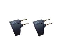 2X Adattatore per Cuffie da Volo Spina Mono da 3,5 un Spine 2X3,5 Compatibile con QC45 QC35 QC3 QC25 QC20 Adattatore per Cuffie Aeree