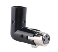 2X(Adattatore per Microfono XLR da 1 Pezzo con 4 Posizioni Angolari Re6712