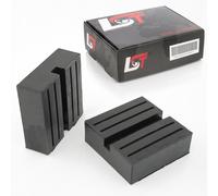 2X Adattatore Per Sollevatore Supporto Piattaforma Gomma Blocco 75X75X25Mm