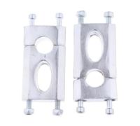 2x Adattatore Superiore Per Riser Manubrio CNC Da 22 Mm Per Moto Per 1125 Cc, Alzando Efficacemente La Barra Di Circa 2,68 Pollici Altezza Riser Manubrio