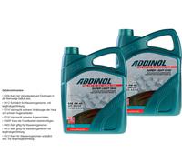 2x ADDINOL SUPER LIGHT 0540 Olio Motore 5W-40 per MB 229.5/226.5