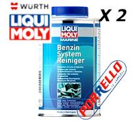 2X ADDITIVO BENZINA MOTORE MARINO BARCA NAVE 500ml LIQUI MOLY 25010