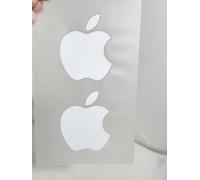 2x Adesivo logo originale Apple stickers per auto furgoni MacBook iPhone iPad