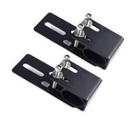 2X Adjustable 2"-2.7" Car Roof Rack Top Mount Bracket Clamp LED Work Light Bar