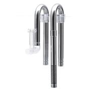 2X(Afflusso e Deflusso 'Acqua per Acquario, Schiumatoio, Tubo per Alghe, Tu5470