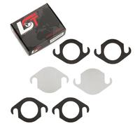 2X AGR Valvola Acciaio Piastra Con Guarnizioni Per AUDI Q7 4L 3.0 4.2 6.0 TDI