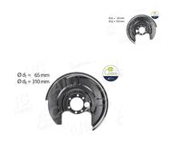 2X AIC Ankerblech Spritzblech Bremsscheibe Dietro Per Audi A4 8D2 B5 8C B4