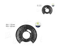 2X AIC Ankerblech Spritzblech Bremsscheibe Dietro Per Mercedes Viano W639